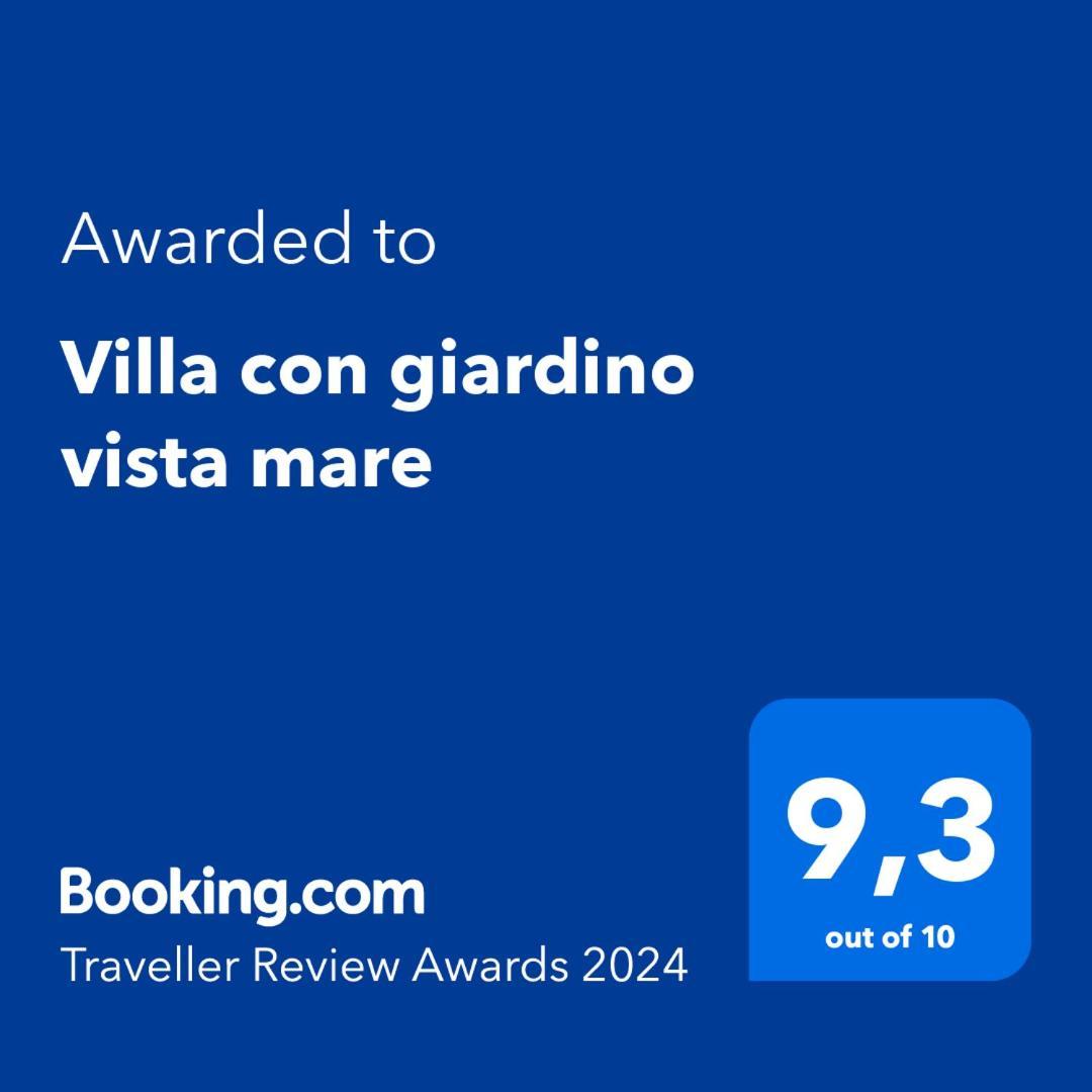 Villa Con Giardino Vista Mare Capitana Exterior foto